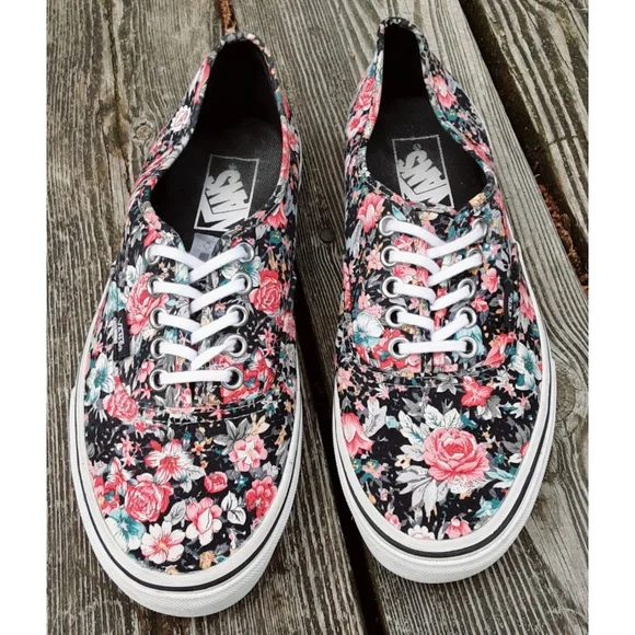 Vans | Shoes | Vans Authentic Floral Print Shoe Discontinued
